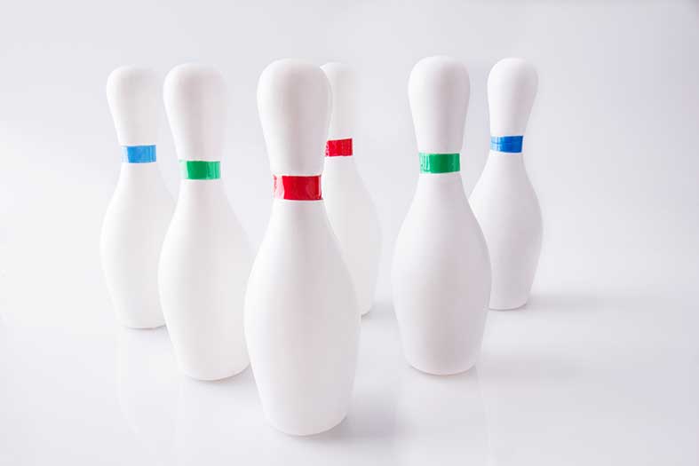 Boliche de plastico