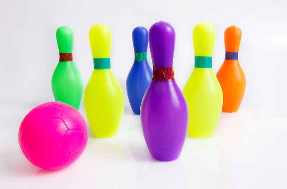 Boliche de plastico